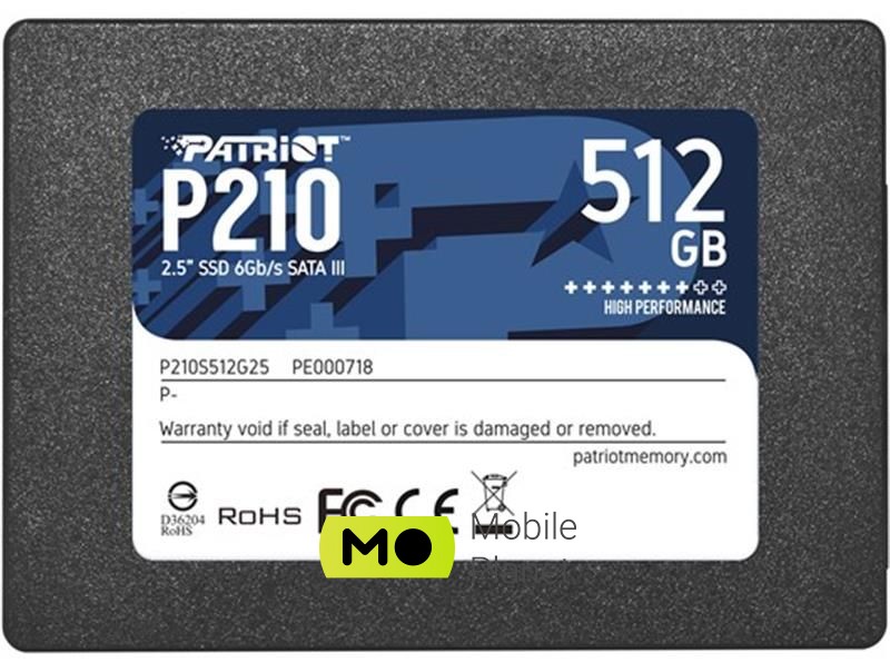 512GB Patriot P210 2.5" SATAIII TLC (P210S512G25)