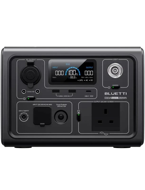 BLUETTI EB3A Portable Power Station (UK) - Зображення 1