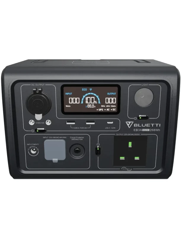 BLUETTI EB3A Portable Power Station (UK) - Зображення 3