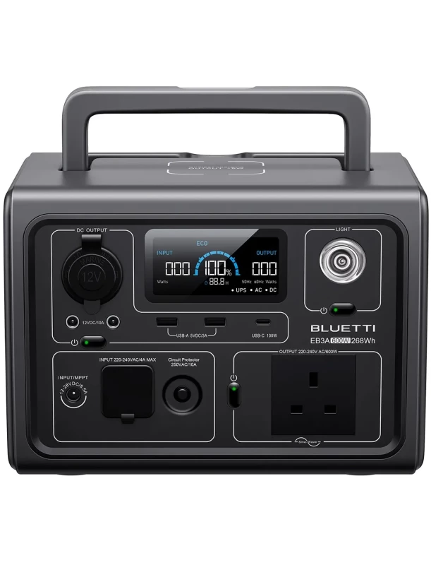BLUETTI EB3A Portable Power Station (UK) - Зображення 4