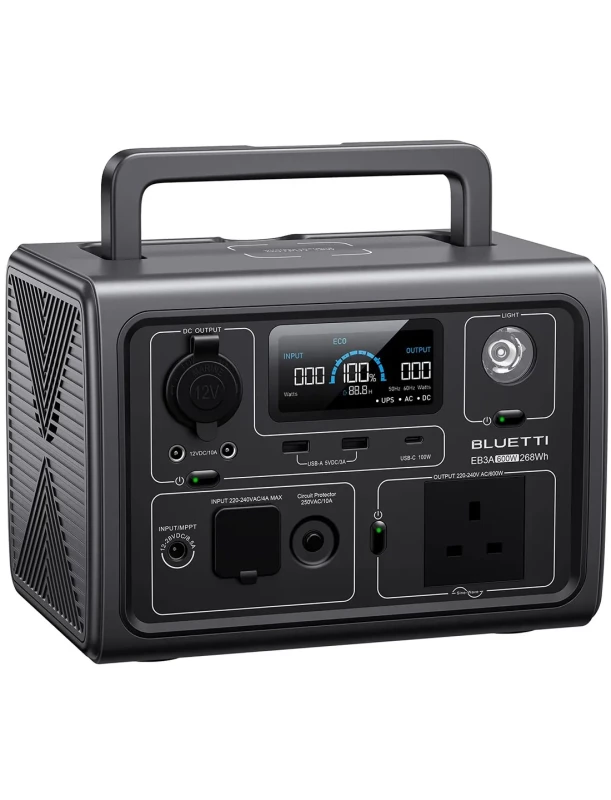 BLUETTI EB3A Portable Power Station (UK) - Зображення 5