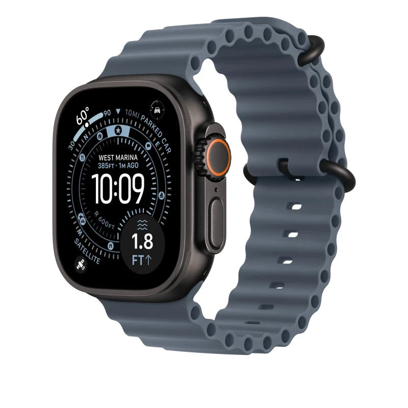 Apple Anchor Blue Ocean Band - Black Titanium Finish для Apple Watch 44/45/46/49mm (MGCJ4) - Зображення 1