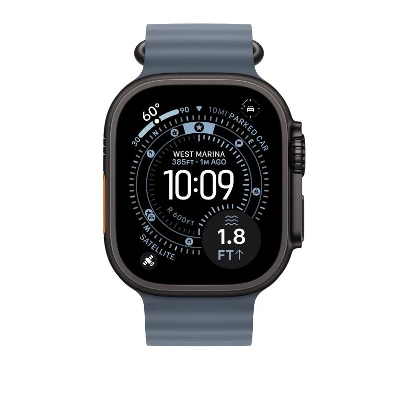 Apple Anchor Blue Ocean Band - Black Titanium Finish для Apple Watch 44/45/46/49mm (MGCJ4) - Зображення 2