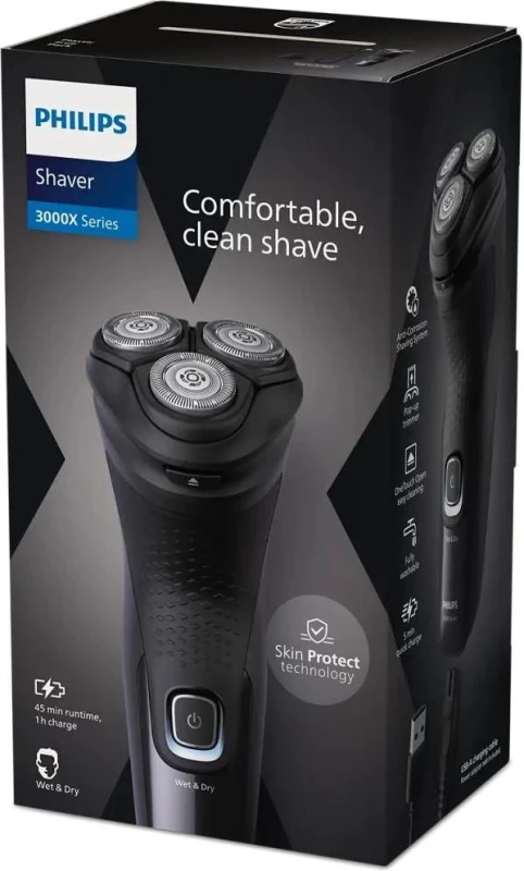 Philips Shaver Series 3000X X3051/00 Black - Зображення 2