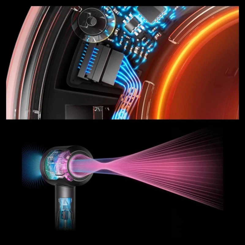 Dyson Supersonic HD16 Nural Hair Dryer Straight+Wavy Amber Silk (143644-01) - Зображення 6