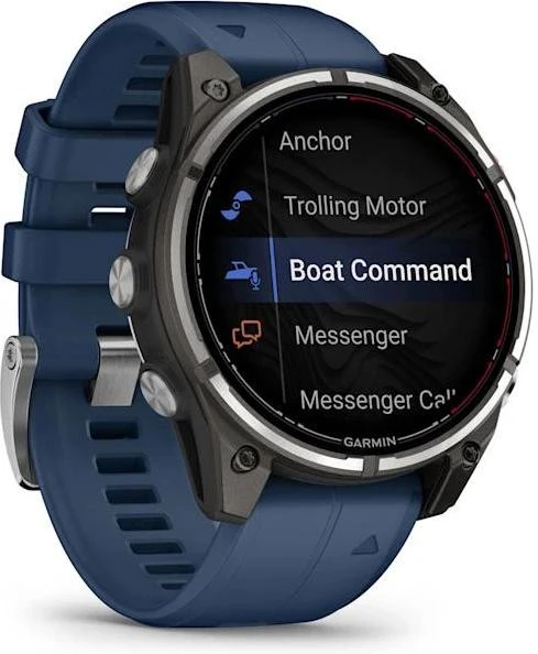 Смарт-годинник Garmin Fenix 8 Pro 47 mm AMOLED Marine GPS Titanium with Blue Silicone Band (010-03198-50) - Зображення 1