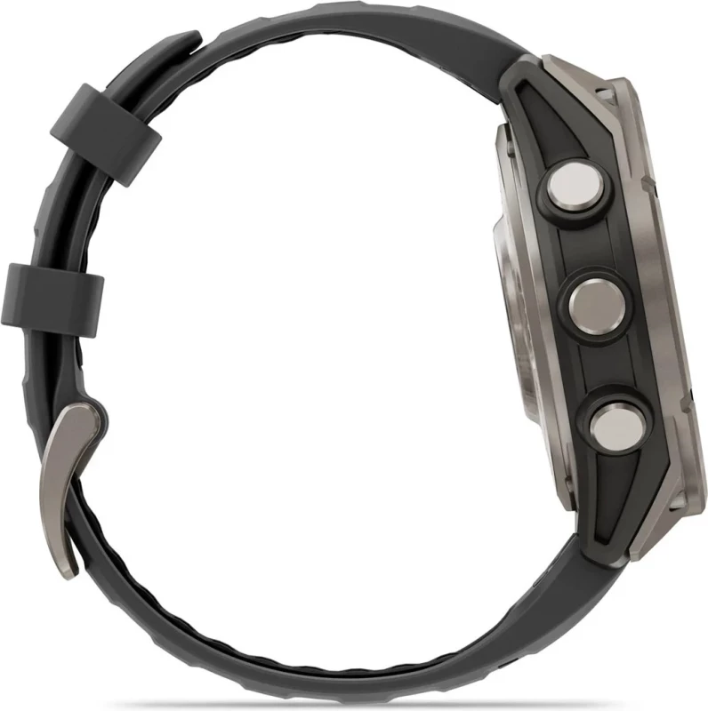 Garmin Fenix 8 Pro 47 mm AMOLED Titanium with Graphite/Black (010-03198-10/11) - Зображення 1