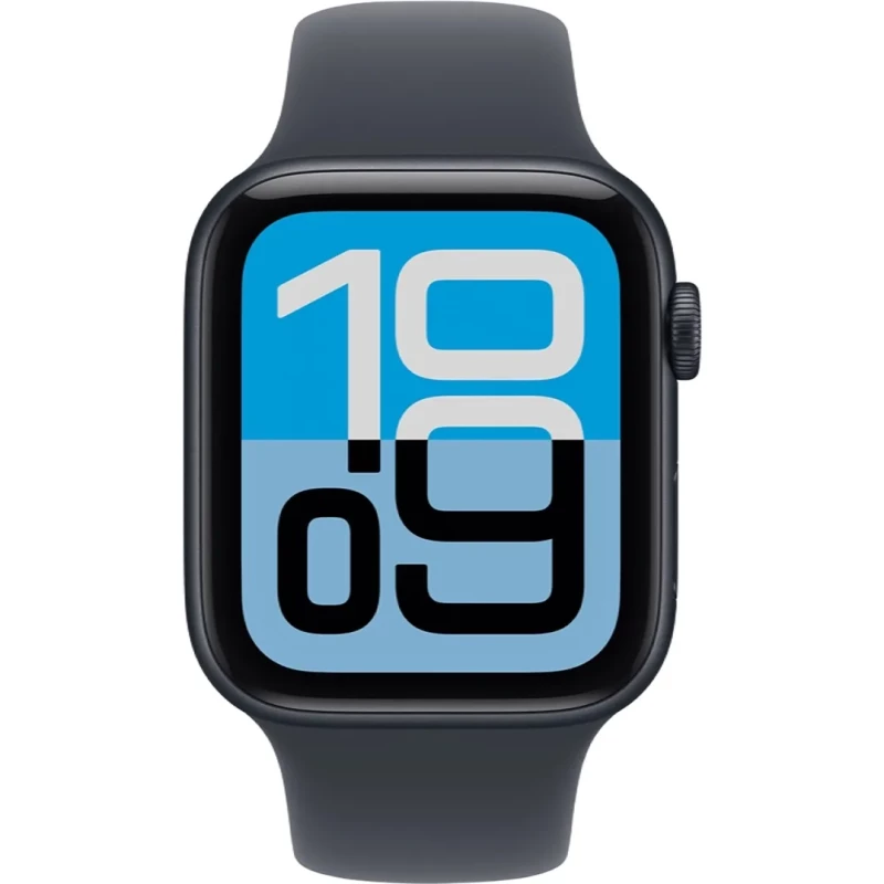 Apple Watch SE 3 GPS + Cellular 44mm Midnight Alu. Case w. Midnight S. Band - M/L (MEPJ4) - Зображення 1