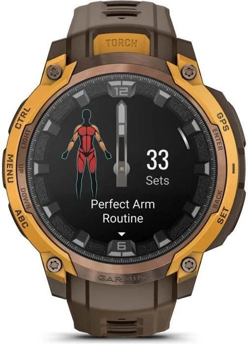 Смарт-часы Garmin Instinct Crossover AMOLED Bronze/Sunburst (010-03398-01) - Зображення 8