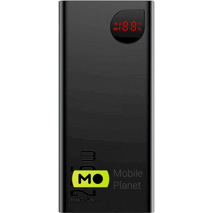 Baseus Adaman Metal Digital Display 20000mAh 22.5W 2021 Editon Black (PPAD000101, PPADM20S)