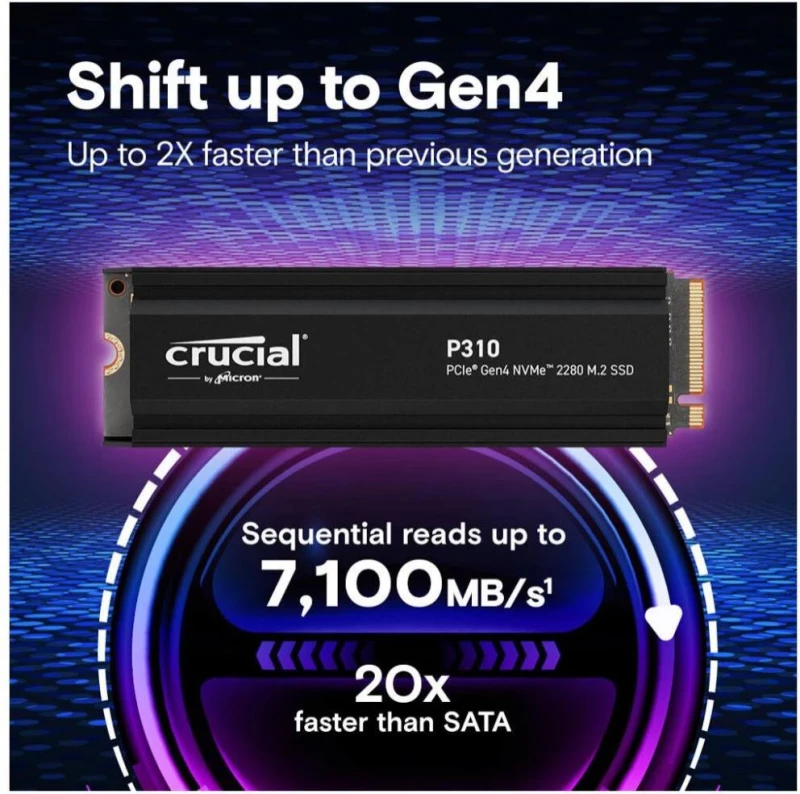 Crucial P310 1 TB (CT1000P310SSD5) - Зображення 4