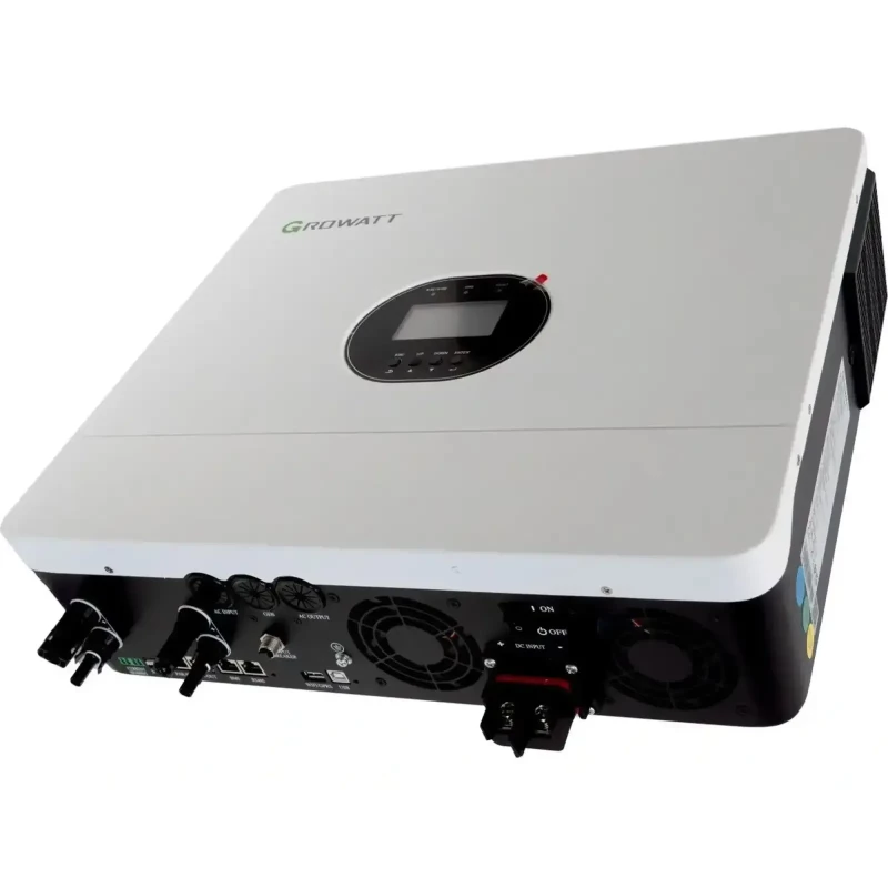 Гибридный солнечный инвертор (hybrid) Growatt SPF 6000 ES Plus (XMKS-SPF6000ES) + Батарея для Growatt Hope 5.0L-B1 - Зображення 3