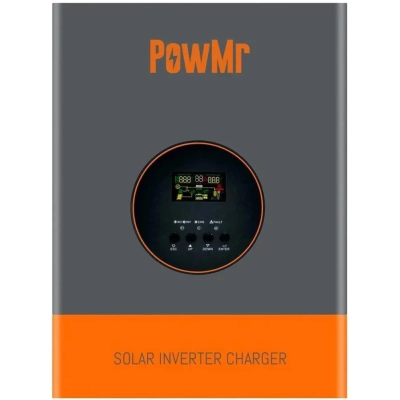 Гибридный солнечный инвертор (hybrid) PowMr POW-RELAB-10KE