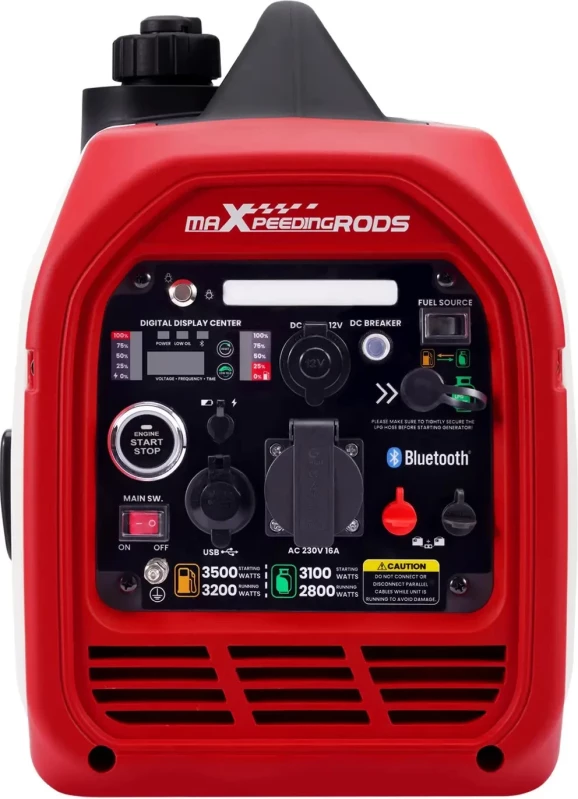 Инверторный комбинированный генератор (газ-бензин) MaXpeedingRODS MXR4000GT (3008905836) - Зображення 1