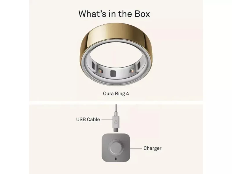 Oura Ring 4 Gold Size 5 (JZ90-54216-05) - Зображення 5