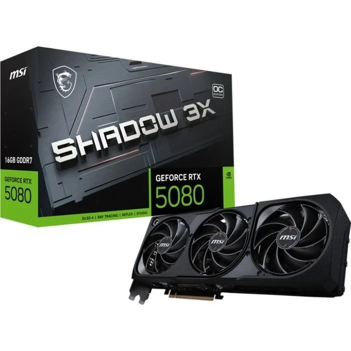 MSI GeForce RTX5080 16GB SHADOW 3X OC (RTX 5080 16G SHADOW 3X OC) - Зображення 6