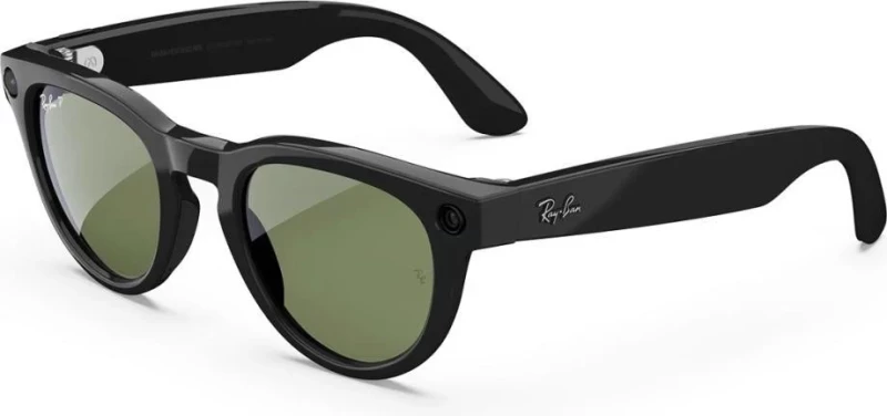 Смарт-очки Ray-Ban Meta Headliner Gen 2 Standard Shiny Black Frame / G-15 Green Lenses (RW4013 601/71 50-23) - Зображення 1