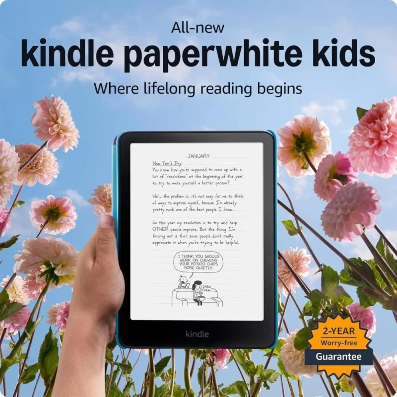 Amazon Kindle Paperwhite Kids 12th Gen. 2024 16Gb Diary of a Wimpy Kid - Зображення 1