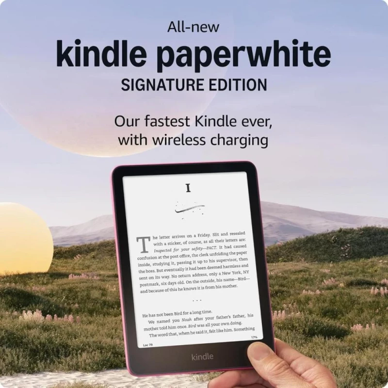 Amazon Kindle Paperwhite Signature Edition 12th Gen. 2024 32Gb Metallic Raspberry - Зображення 1