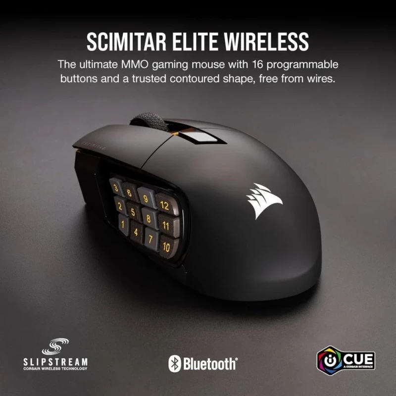Corsair MMO SCIMITAR ELITE WIRELESS (CH-9314311) - Зображення 1