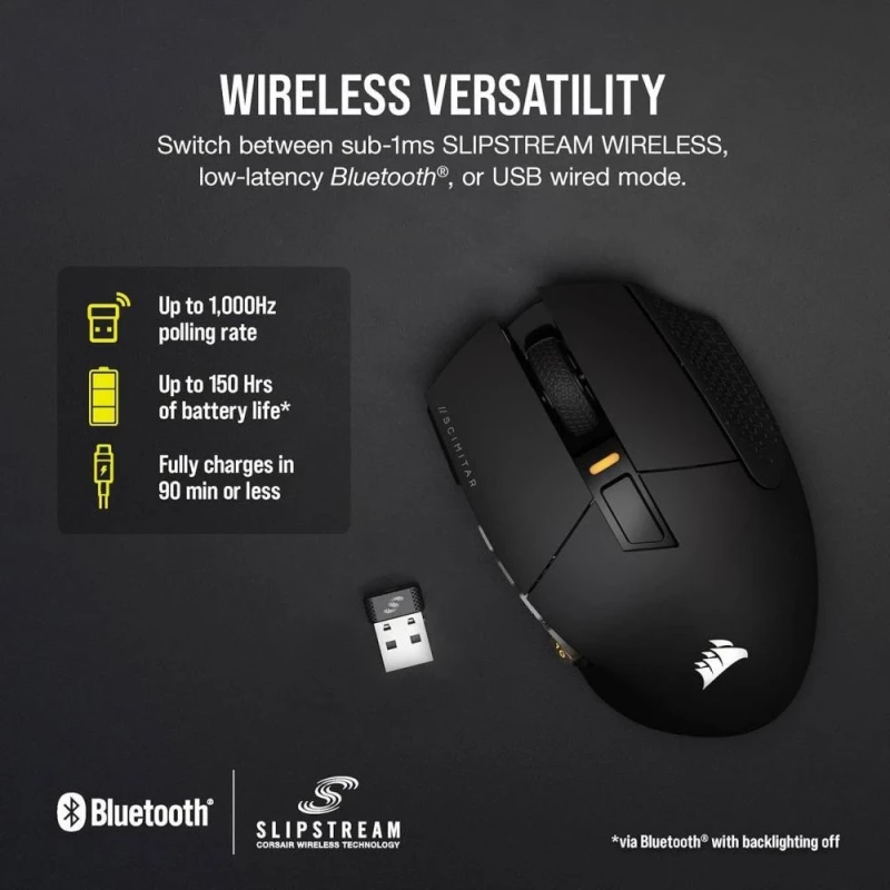 Corsair MMO SCIMITAR ELITE WIRELESS (CH-9314311) - Зображення 4