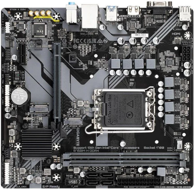 GIGABYTE B760M H DDR4 - Зображення 4