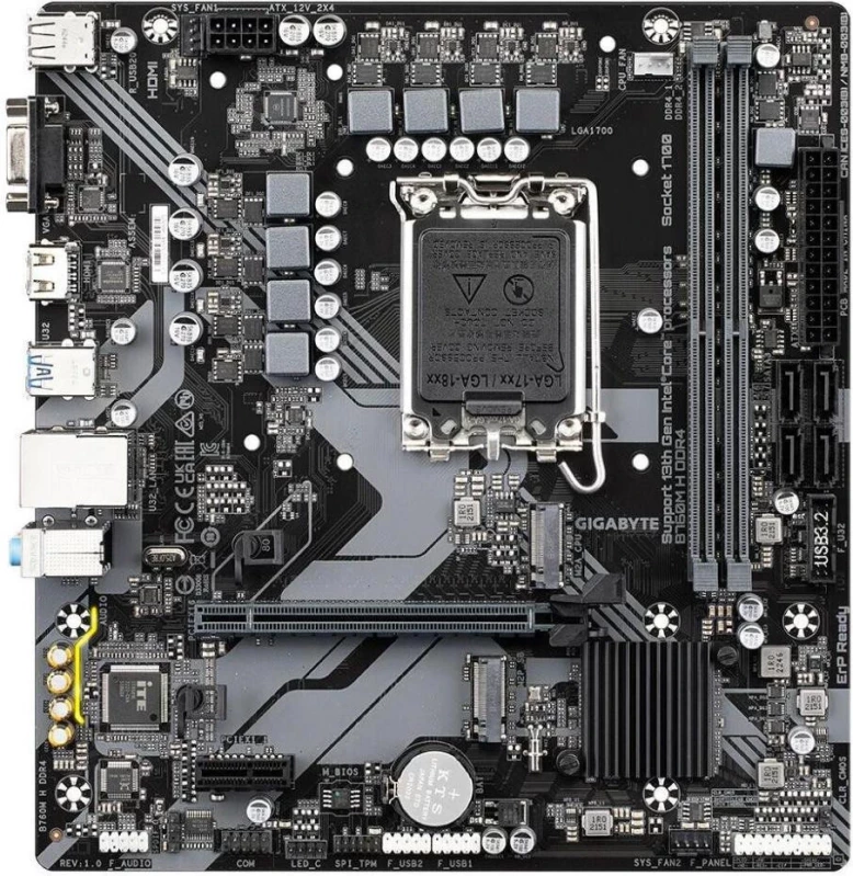 GIGABYTE B760M H DDR4