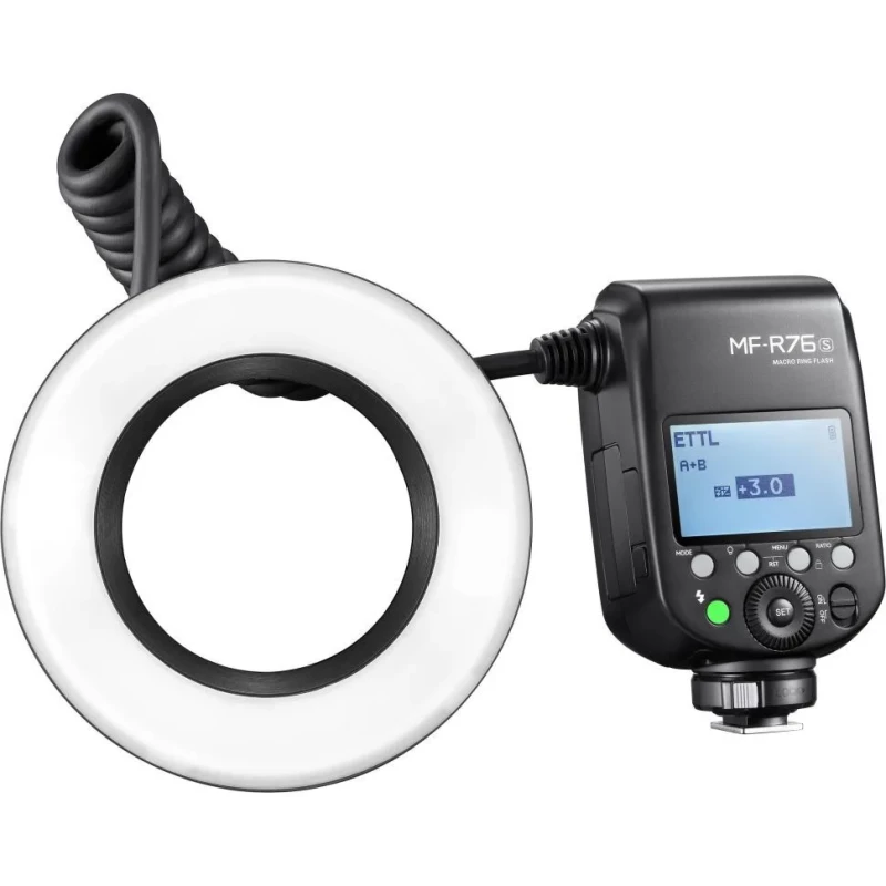Кольцевая макровспышка Godox MF-R76S TTL для Sony - Зображення 2