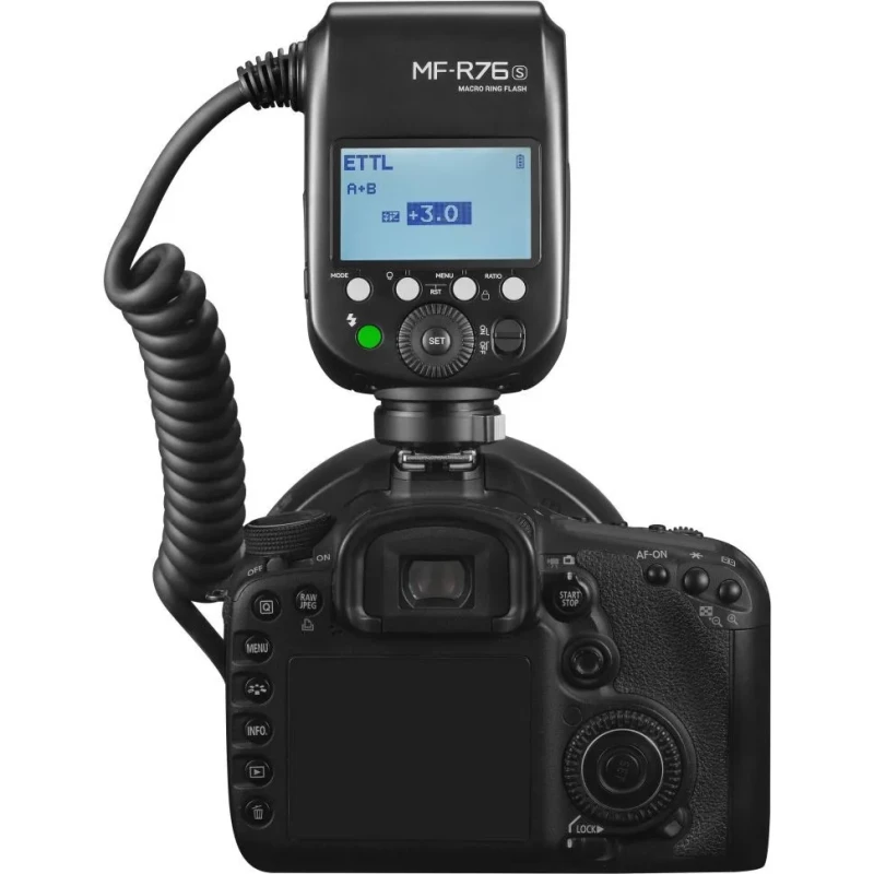 Кольцевая макровспышка Godox MF-R76S TTL для Sony - Зображення 3