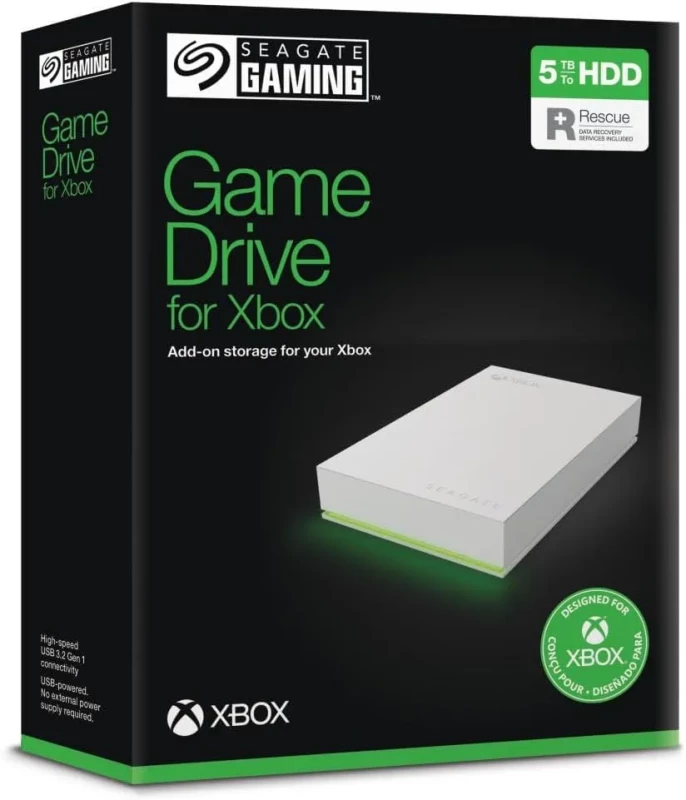 Seagate Game Drive 5TB For XBOX (STKX5000100) - Зображення 1