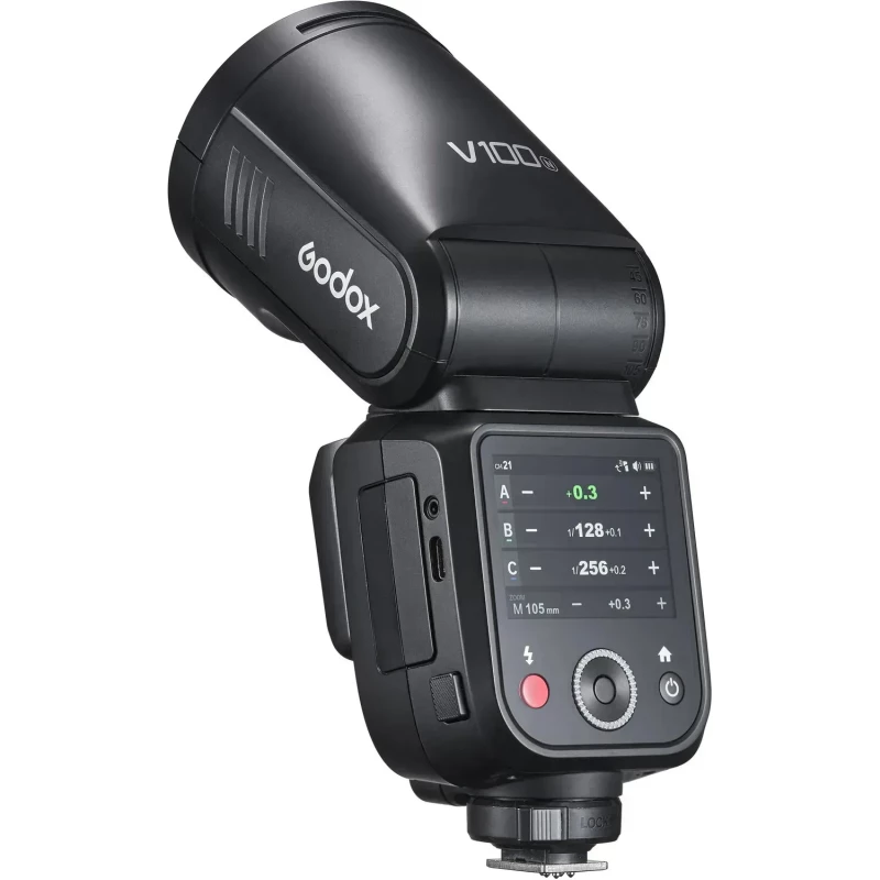 Вспышка накамерная Godox V100-N (Nikon) - Зображення 3