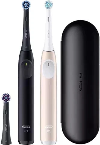Набор из 2-х электрических зубных щеток Oral-B iO 2 Holiday Giftset Night Black & Calm Pink - Зображення 1