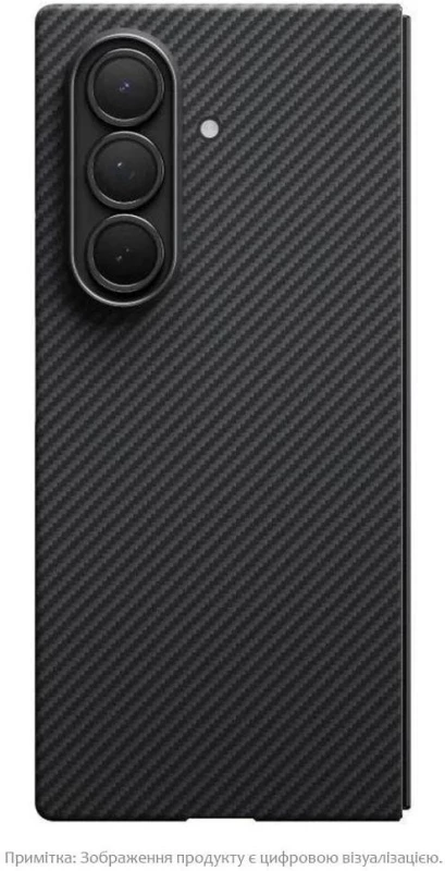 Чехол для смартфона Pitaka Ultra-Slim Case for Samsung Galaxy Z Fold 7 600D Black/Grey [Twill] (FBFOLD7) - Зображення 5