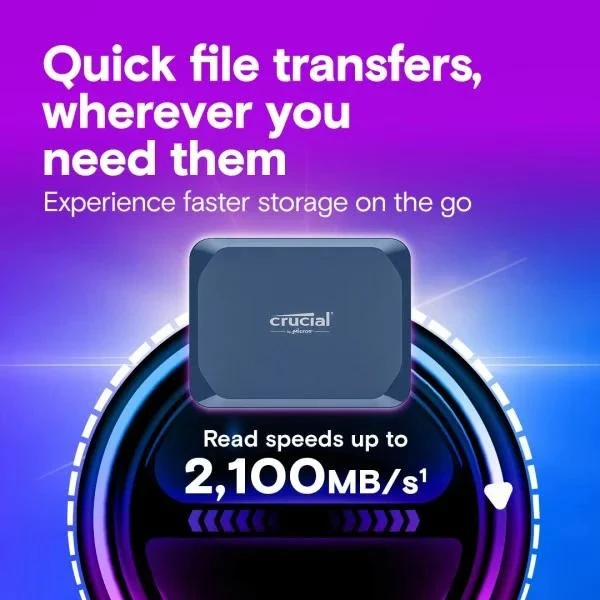 Crucial X10 2 TB Blue (CT2000X10SSD9) - Зображення 2