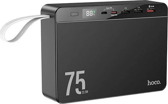 Hoco J94 Overlord 75000mAh 22.5W Black - Зображення 1