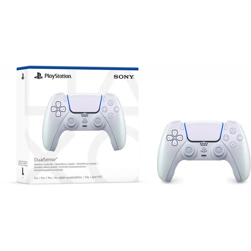 Геймпад Sony DualSense Chrome Pearl (1000044446) - Зображення 1