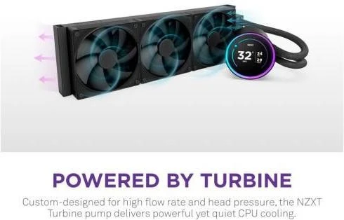 Водяное охлаждение NZXT Kraken Elite 360 2024 Black (RL-KN36E-B2) - Зображення 6