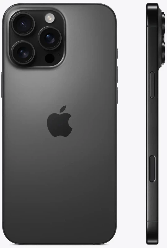 Apple iPhone 16 Pro Max 256GB eSIM Black Titanium (MYW33) - Зображення 1