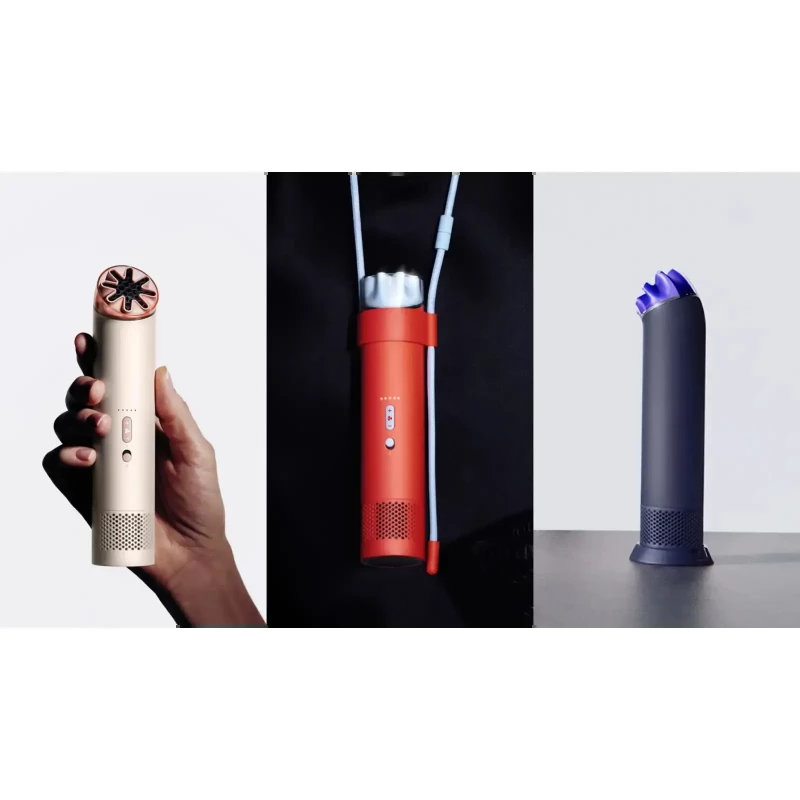 Портативний вентилятор Dyson HushJet Mini Cool Fan Stone/Blush (641013-01, 641014-01) - Зображення 4