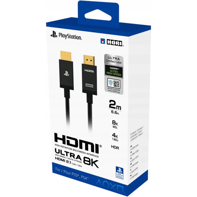 HDMI PS5 Ultra High Speed 8K 2 м (0810050910583) - Зображення 2