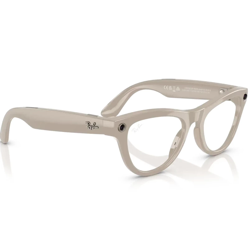Ray-Ban Meta Skyler Standard - Shiny Chalky Gray / Clear Sapphire Transition (RW4010 6700MF 52-20) - Зображення 1