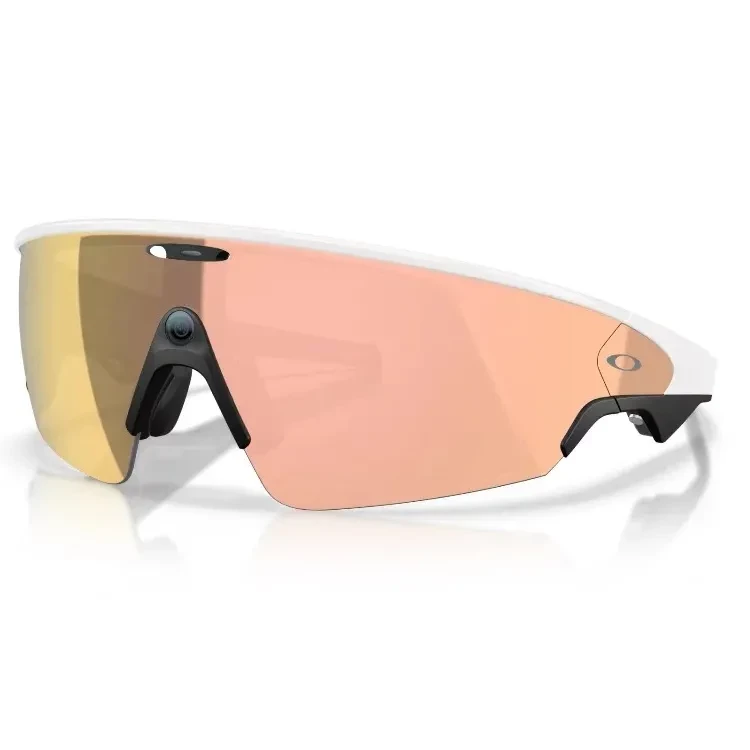 OAKLEY Meta Vanguard AI Glasses White Frame | Prizm Rose Gold Lenses (OW8001-0852)