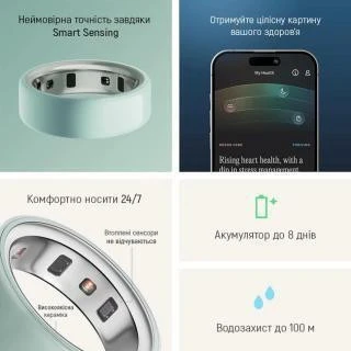 Oura Ring 4 Ceramic Tide Size 7 (JZ90-57461-07) - Зображення 2