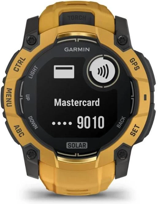 Смарт-часы Garmin Instinct 3 50mm Solar Sunburst with Sunburst/Gray Band (010-02935-02/42) - Зображення 5