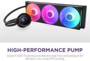 Водяное охлаждение NZXT Kraken Plus 360 RGB V2 Black (RL-KR360-B2) - Зображення 1
