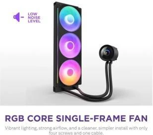 Водяное охлаждение NZXT Kraken Plus 360 RGB V2 Black (RL-KR360-B2) - Зображення 2