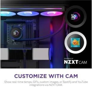 Водяное охлаждение NZXT Kraken Plus 360 RGB V2 Black (RL-KR360-B2) - Зображення 6