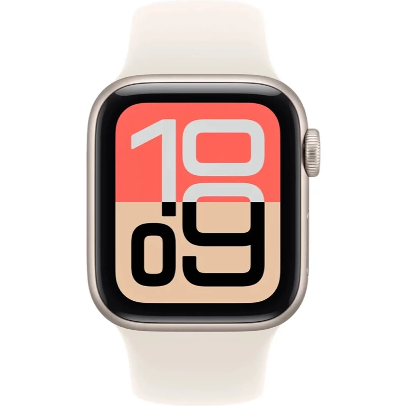 Apple Watch SE 3 GPS 40mm Starlight Alu. Case w. Starlight S. Band - S/M (MEH34) - Зображення 1