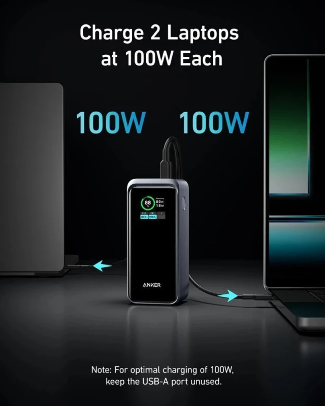 Anker 735 Prime 20000mAh 200W Black (A1336011) - Зображення 4