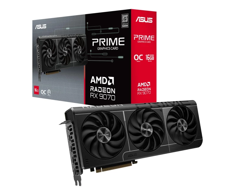 ASUS Radeon RX 9070 Prime OC 16GB GDDR6 (PRIME-RX9070-O16G) EU